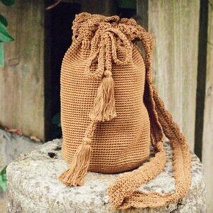 NWOT | DÔEN 'Sojourne' Crochet Bag - Buckthorne